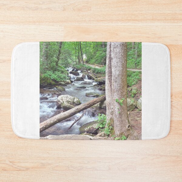 Item preview, The Stream At Anna Ruby Falls Vertical designed and sold by LisaWootenPhoto.
