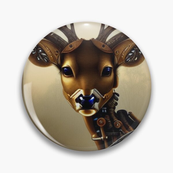 Item preview, Deer Cyborg Future Dystopia designed and sold by ZenEverAI.