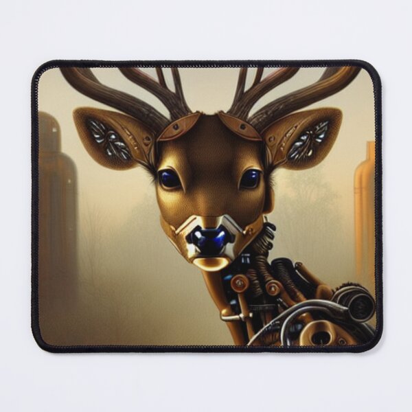 Item preview, Deer Cyborg Future Dystopia designed and sold by ZenEverAI.