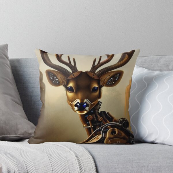Item preview, Deer Cyborg Future Dystopia designed and sold by ZenEverAI.