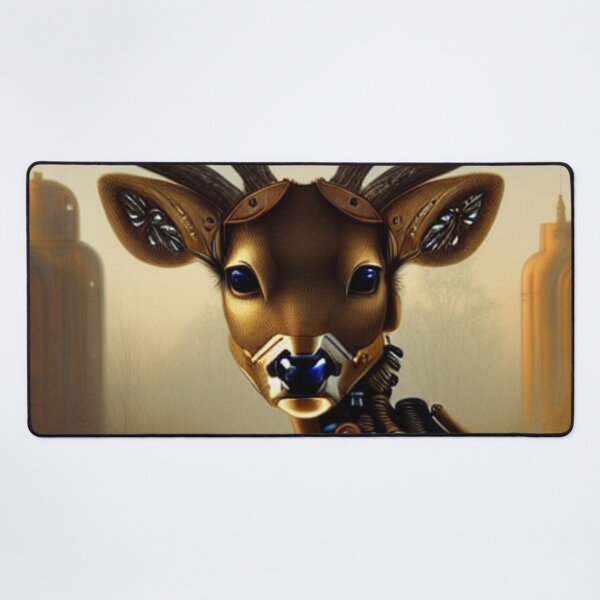 Item preview, Deer Cyborg Future Dystopia designed and sold by ZenEverAI.