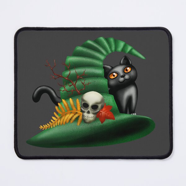 Item preview, Witch Hat & Black Cat designed and sold by Lalwen.