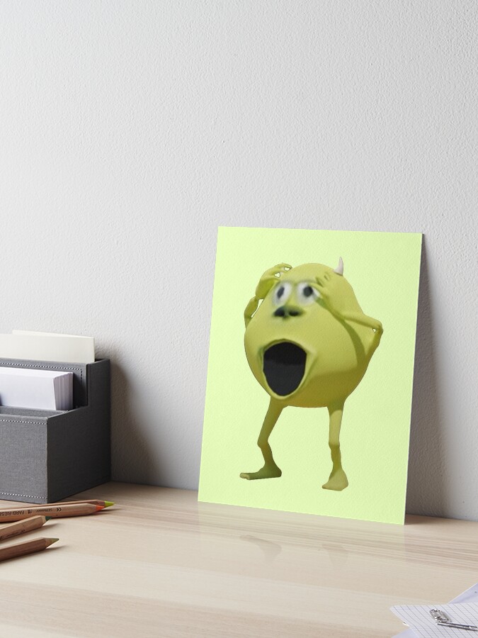 Pou Meme Art Board Print for Sale by tttatia