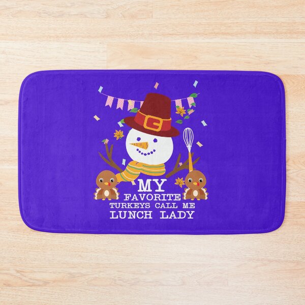 Item preview, My Favorite Turkeys Call Me Lunch Lady | Funny Happy Thanksgiving Grandma quotes | gifts for thanksgiving lovers designed and sold by ThanksVibe.