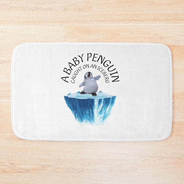 Item preview, A BABY PENGUIN CAUGHT ON AN ICEBERG designed and sold by FunnyBunny110.