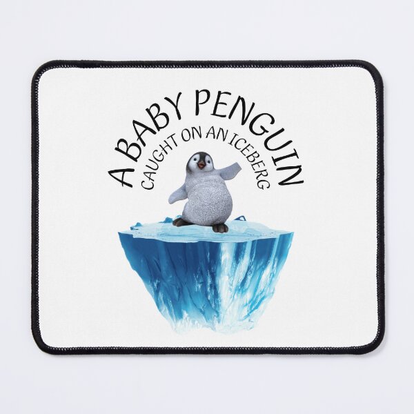 Item preview, A BABY PENGUIN CAUGHT ON AN ICEBERG designed and sold by FunnyBunny110.