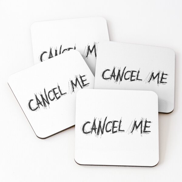 Item preview, Dark and Gritty CANCEL ME text designed and sold by Michael Stewart.