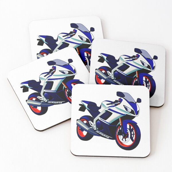 Artikelvorschau, Sportbike Motorrad Aufkleber Weiß entworfen und verkauft von BAYFAIRE.