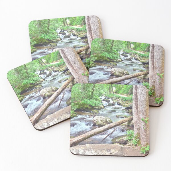 Item preview, The Stream At Anna Ruby Falls Helen Georgia designed and sold by LisaWootenPhoto.