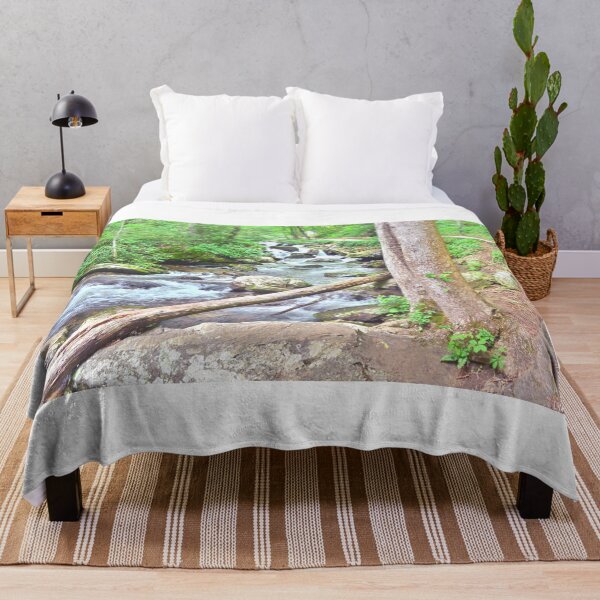 Item preview, El arroyo en Anna Ruby Falls Helen Georgia designed and sold by LisaWootenPhoto.