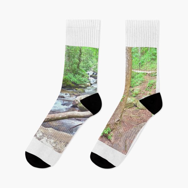 Item preview, The Stream At Anna Ruby Falls Helen Georgia designed and sold by LisaWootenPhoto.