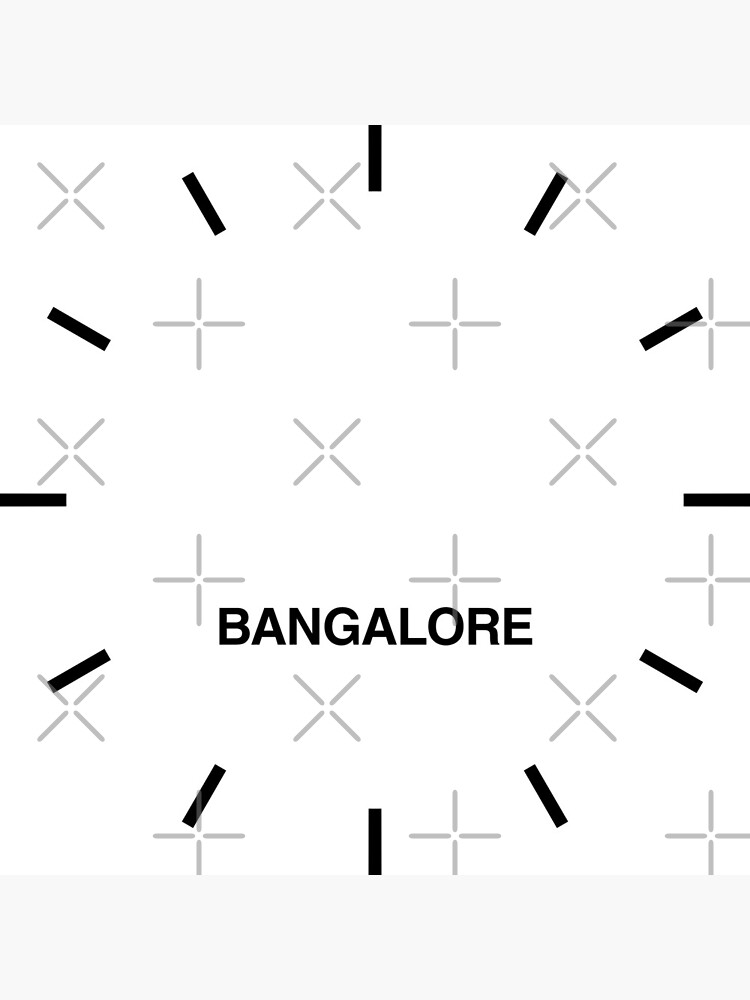 "Bangalore Time Zone Newsroom Wall Clock " Clock for Sale by bluehugo Redbubble