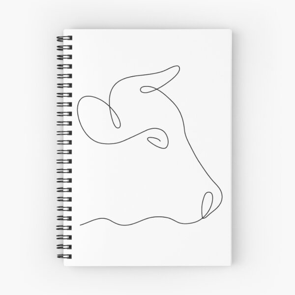 Item preview, Cow Head Linework  designed and sold by Mseabro.