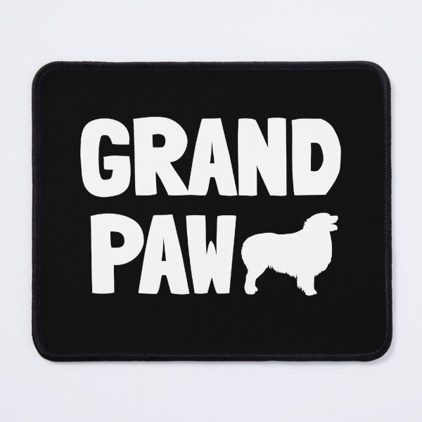 Item preview, Grand Paw Aussie Australian Shepherd Grandpa Dad Dog Gift  designed and sold by Guarddogdrive.