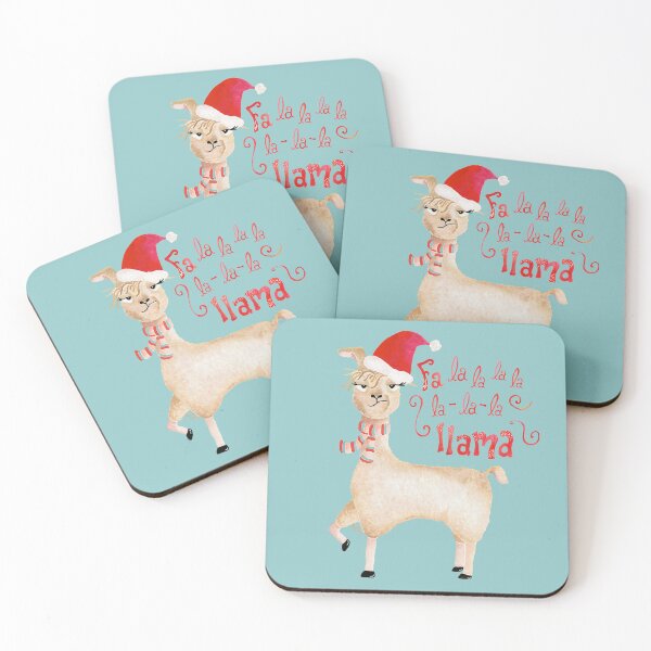 Item preview, Funny Christmas Llama designed and sold by SurfPixieArt.