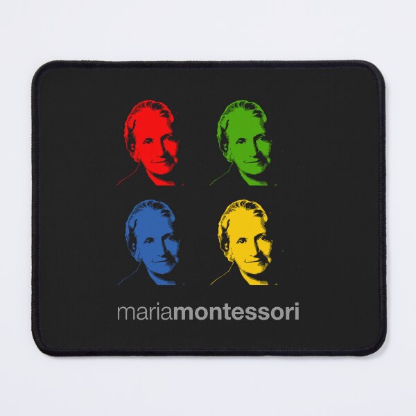Item preview, Quadrichrome Maria Montessori portrait poster v2 designed and sold by CMYKStudio.