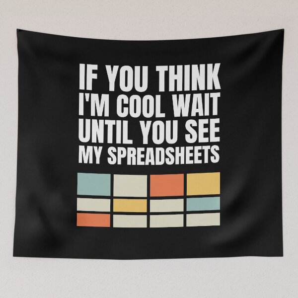 Item preview, Funny Actuary Data Analyst Love Creating Cool Spreadsheets designed and sold by 74ninetees.