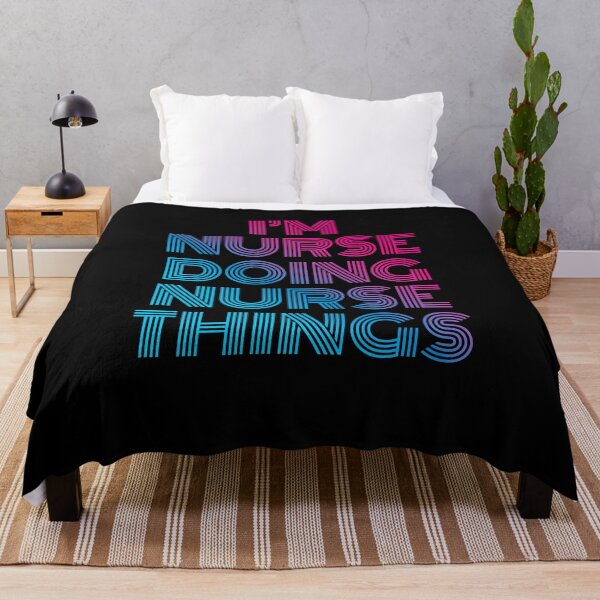 Item preview, I'm Nurse Doing Nurse Things Retro Neon designed and sold by SVPOD.