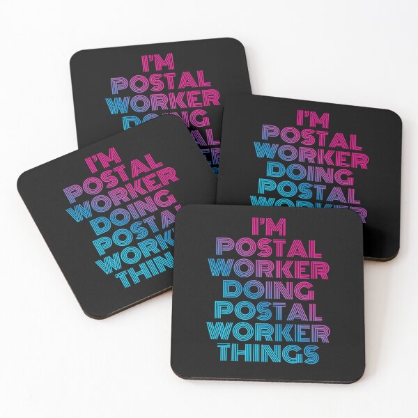 Item preview, I'm Postal Worker Doing Postal Worker Things Retro Neon designed and sold by SVPOD.