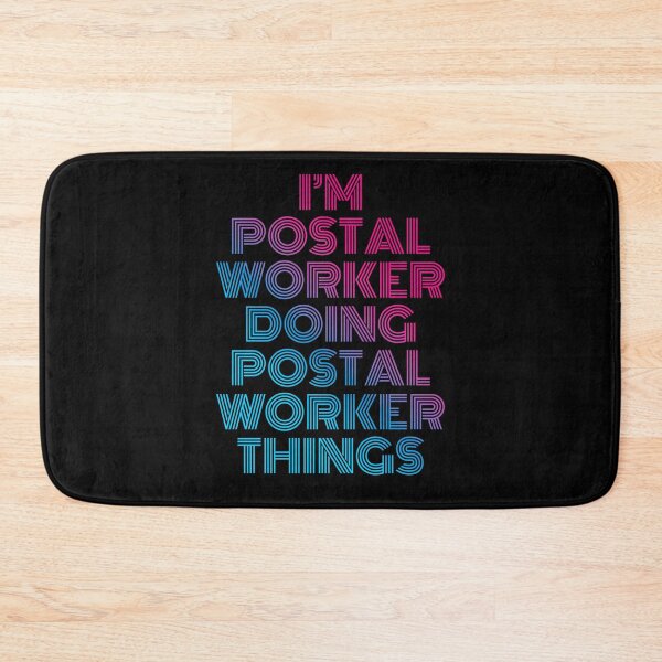 Item preview, I'm Postal Worker Doing Postal Worker Things Retro Neon designed and sold by SVPOD.