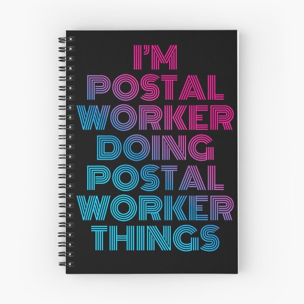 Item preview, I'm Postal Worker Doing Postal Worker Things Retro Neon designed and sold by SVPOD.