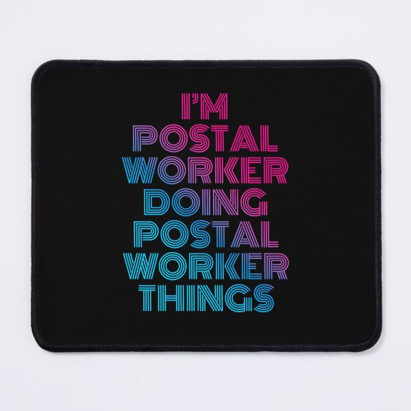 Item preview, I'm Postal Worker Doing Postal Worker Things Retro Neon designed and sold by SVPOD.