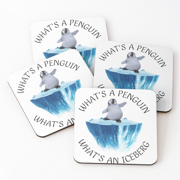 Item preview, WHAT'S A PENGUIN WHAT'S AN ICEBERG designed and sold by FunnyBunny110.