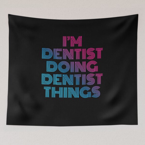Item preview, I'm Dentist Doing Dentist Things Retro Neon designed and sold by SVPOD.
