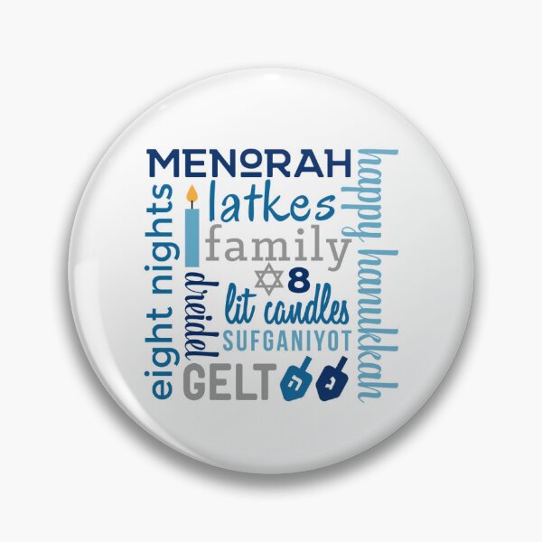 Item preview, Hanukkah word art designed and sold by BraveNewDesigns.