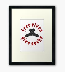 free elves Framed Print