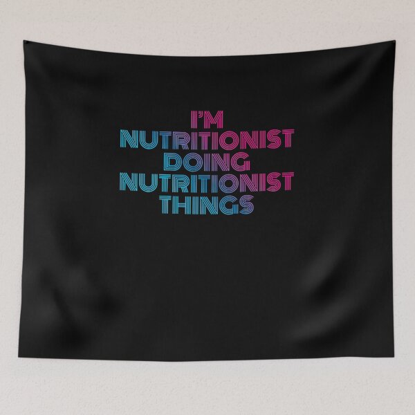 Item preview, I'm Nutritionist Doing Nutritionist Things Retro Neon designed and sold by SVPOD.