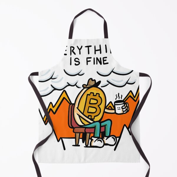 Item preview, Bitcoin: Everything is Fine designed and sold by ClothingnCrypto.