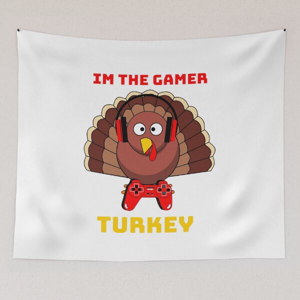 Item preview, IM THE GAMER TURKEY FUNNY DESIGN designed and sold by mystylecorner.
