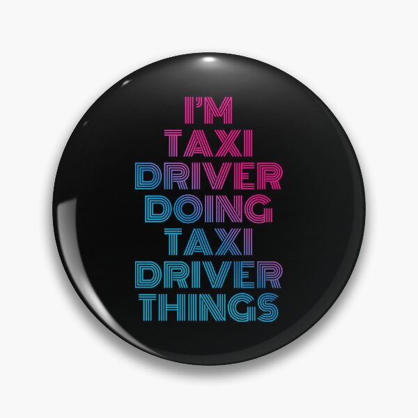 Item preview, I'm Taxi driver Doing Taxi driver Things Retro Neon designed and sold by SVPOD.