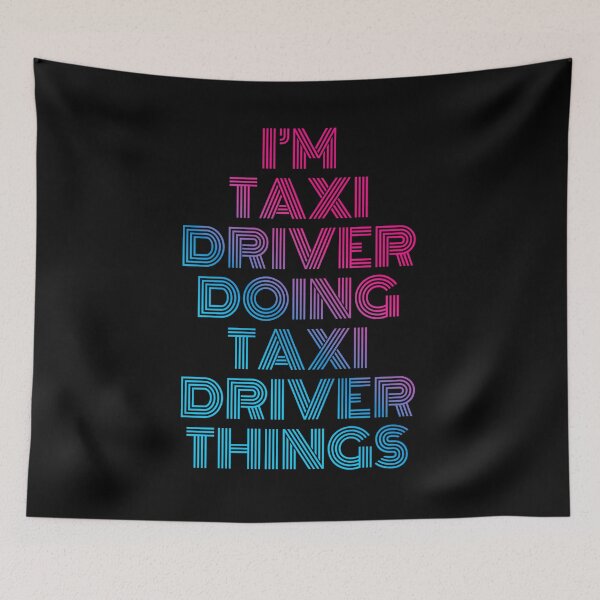 Item preview, I'm Taxi driver Doing Taxi driver Things Retro Neon designed and sold by SVPOD.