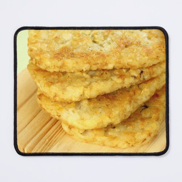 Item preview, Hash Browns Stack Close up Background designed and sold by foodiemarie.