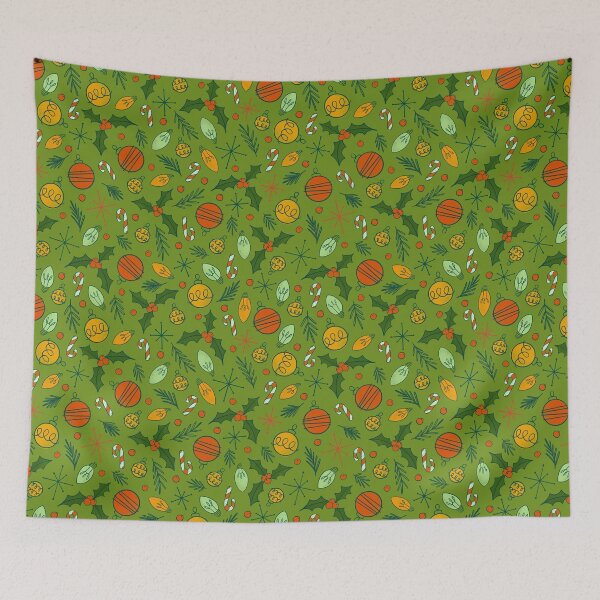 Item preview, Christmas Decorations on Grinch Green designed and sold by carabara.