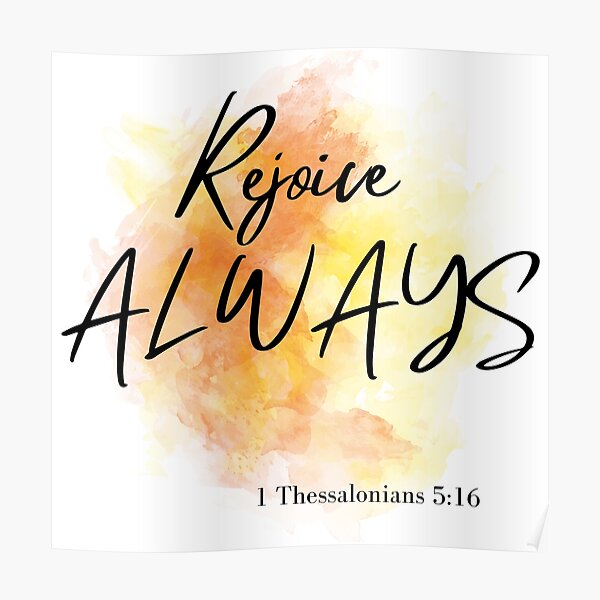 rejoice always Poster
