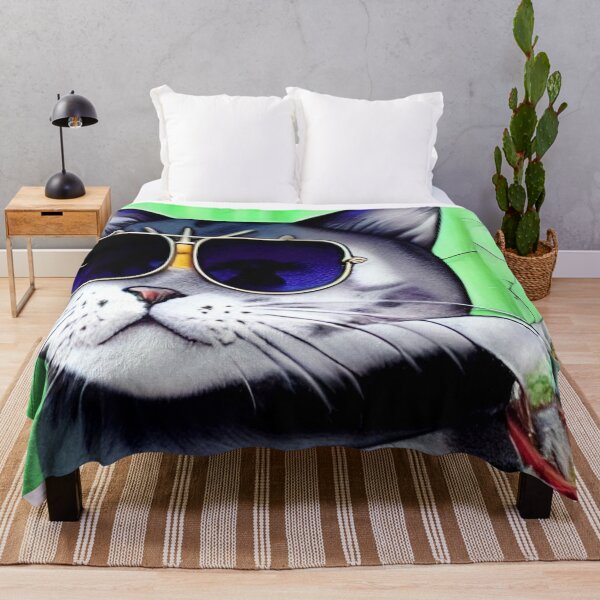 Item preview, cool cat designed and sold by blackwhiteblue.