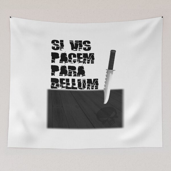 Item preview, Si vis pacem para bellum white designed and sold by ideasfinder.