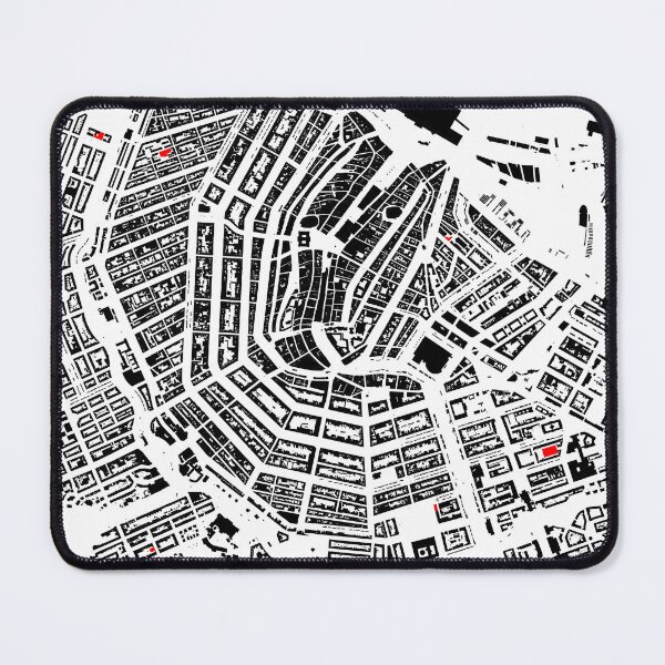 Item preview, Map of Amsterdam, Netherlands with its schools in color designed and sold by jean-nicolas.