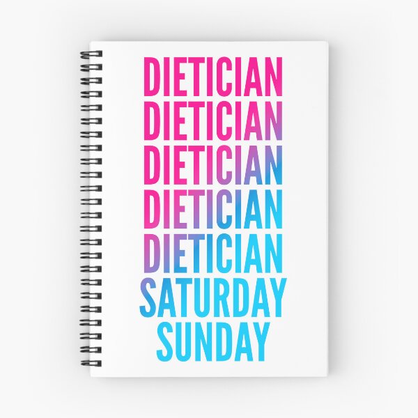 Item preview, Dietician work week for Dieticians designed and sold by SVPOD.
