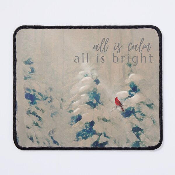 Item preview, Sabrina Farmer Art - Christmas - All is Bright with Cardinal designed and sold by sabrinart42.