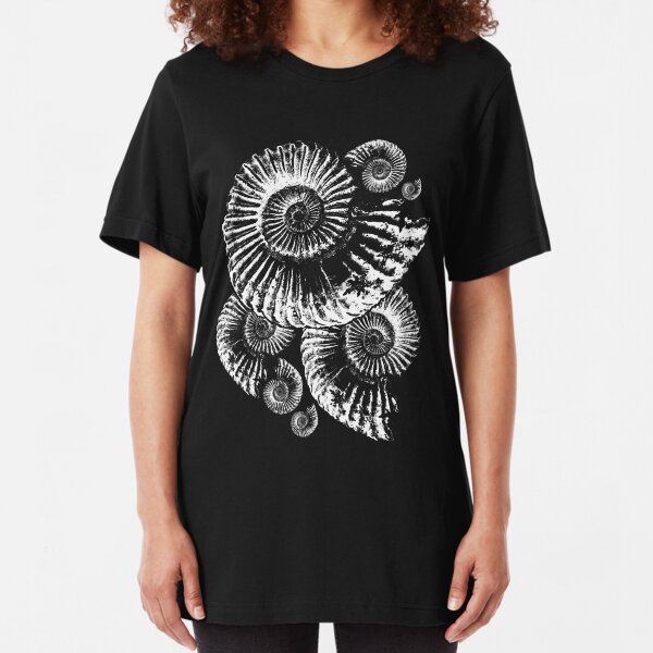 Fossil tshirt - for those that love Ammonites Slim Fit T-Shirt