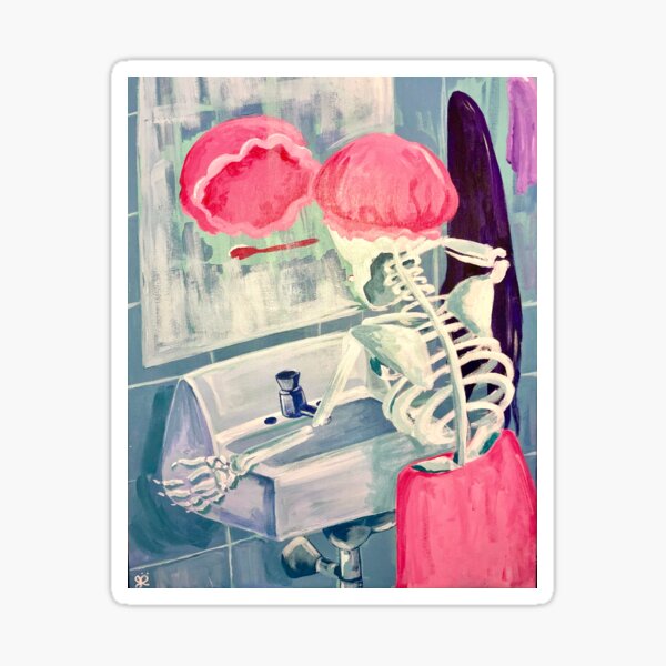 The Grim Reaper Gets Ready Too Sticker