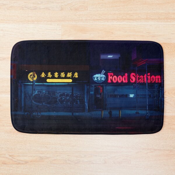 Item preview, Food Station - New York City Night Street Photography designed and sold by Anthonypresley.