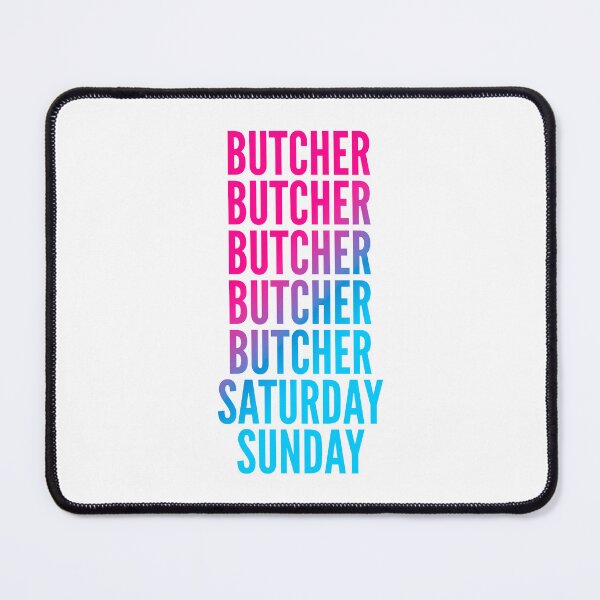 Item preview, Butcher work week for Butchers designed and sold by SVPOD.