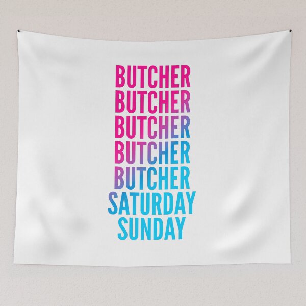 Item preview, Butcher work week for Butchers designed and sold by SVPOD.