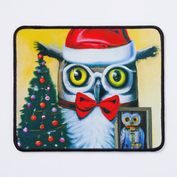 Item preview, Christmas owl designed and sold by elevatedPrints.