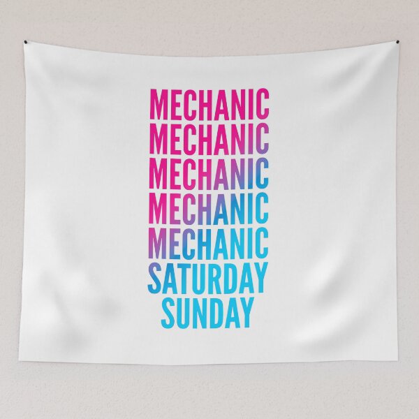 Item preview, Mechanic work week for Mechanics designed and sold by SVPOD.